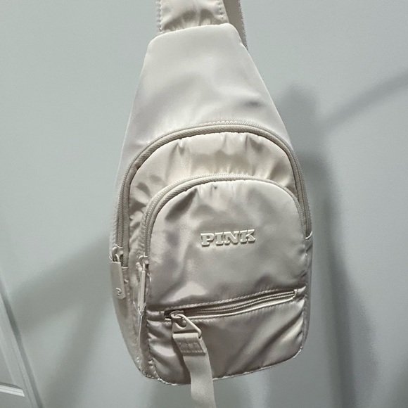 PINK Victoria's Secret Nylon Sling Backpack - Picture 2 of 3